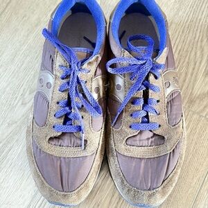 Women’s Saucony Brown and Purple Sneaker